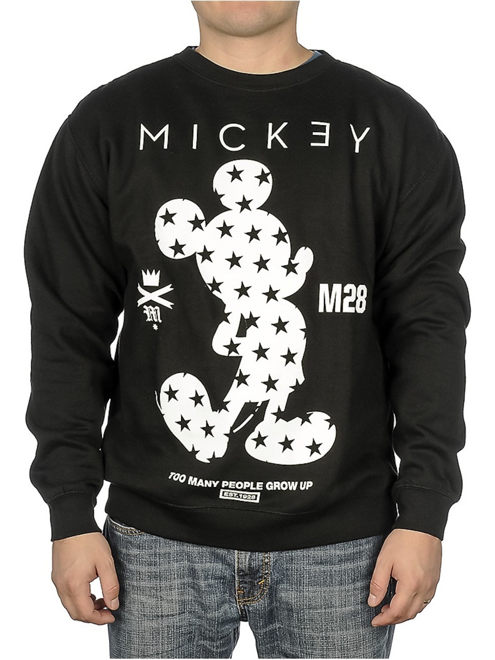 Unisex Disney x Neff Black Streetwear Collaboration - Size Large